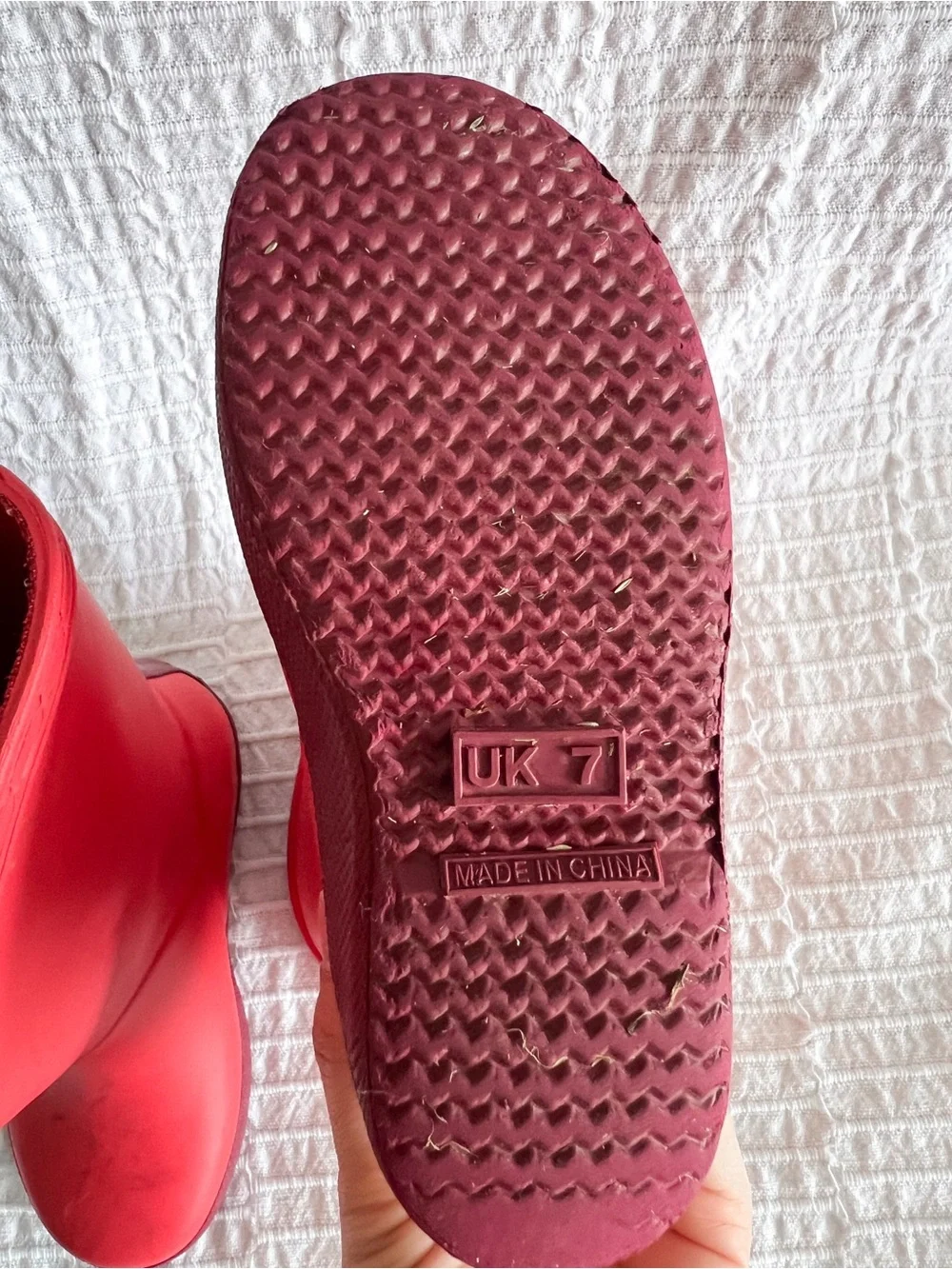 Hunter Bright Red Tall Rain Boots